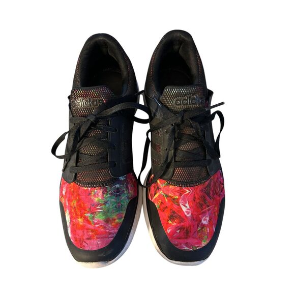 Women's Adidas Cloudfoam Xpression Sneakers - 8.5 Black/Red - Picture 3 of 7